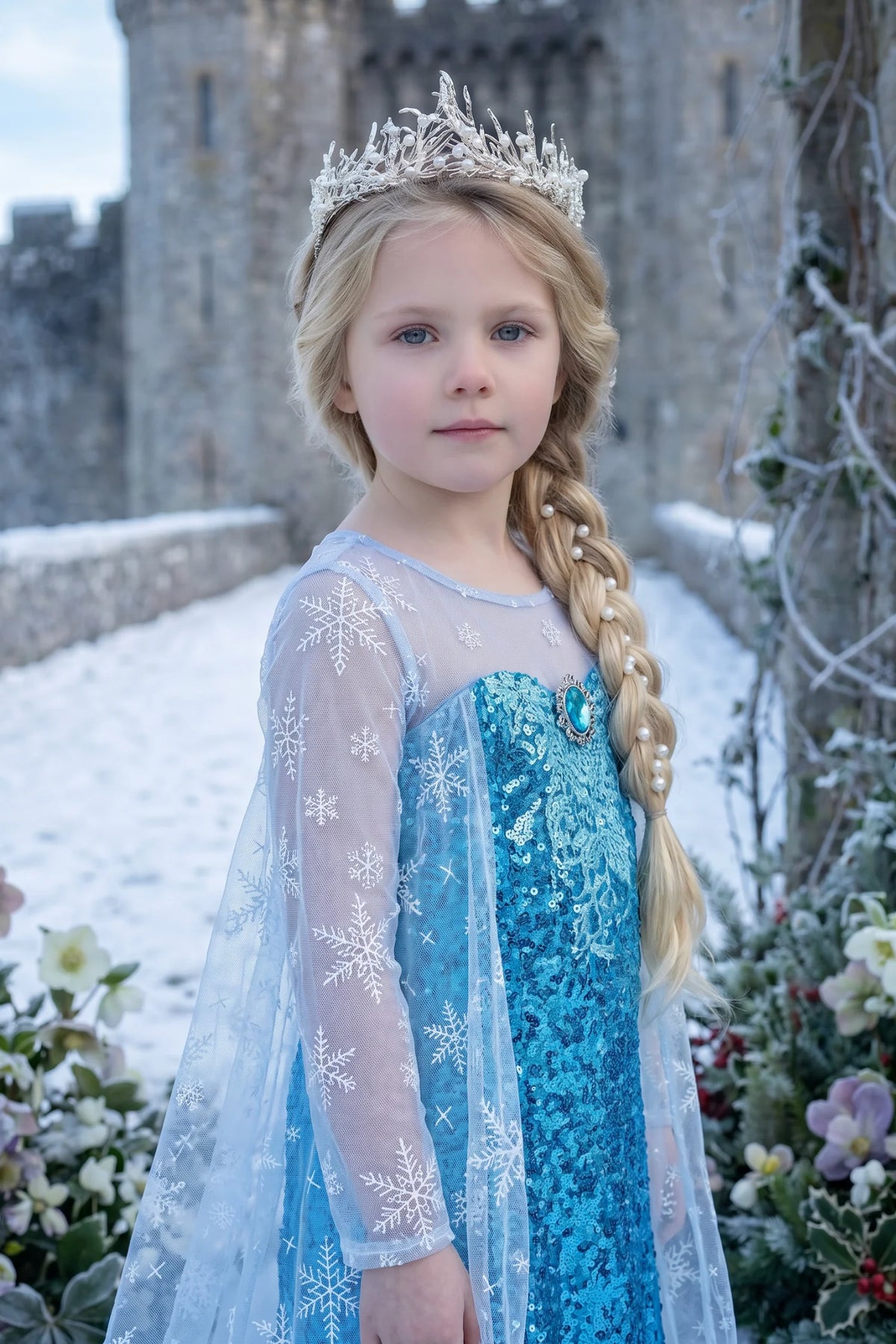 Princess Costume for Girls – Norelle Blue Ice Princess Dress