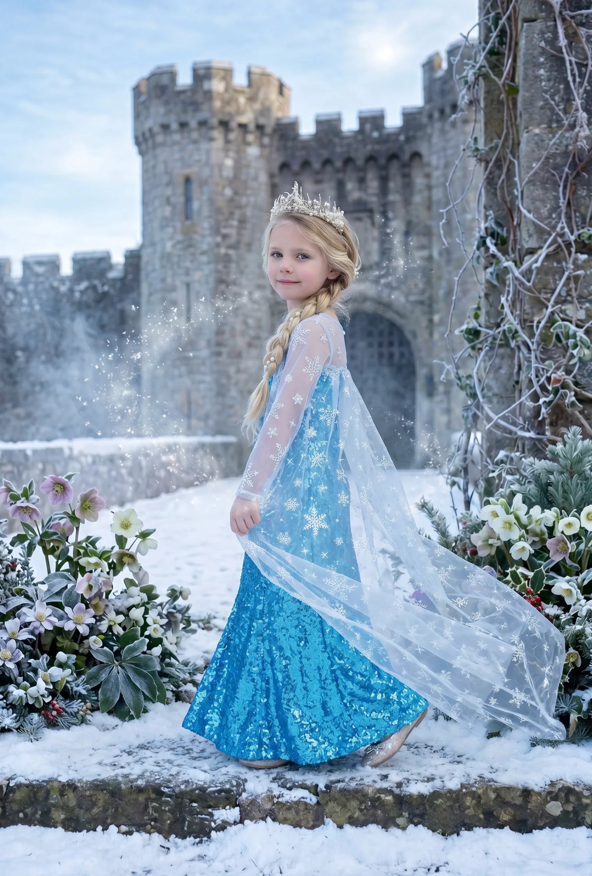 Princess Costume for Girls – Norelle Blue Ice Princess Dress