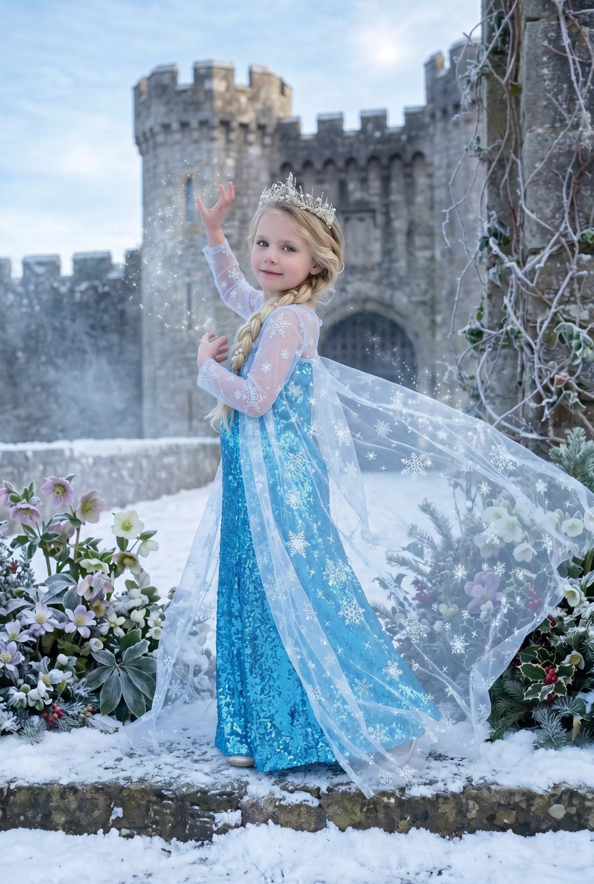 Princess Costume for Girls – Norelle Blue Ice Princess Dress