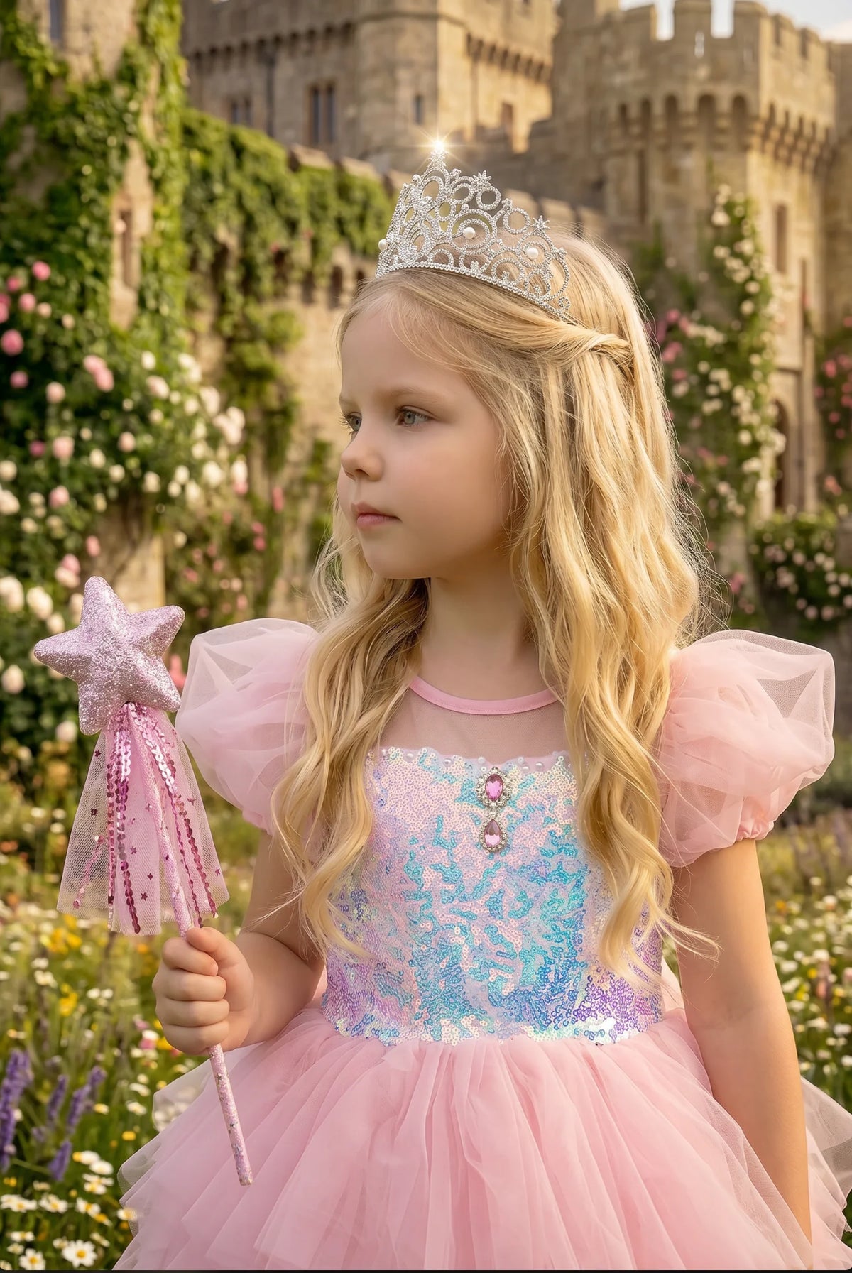 Princess Dress for Girls – Phoebe Fairy Tale Princess Gown Costume