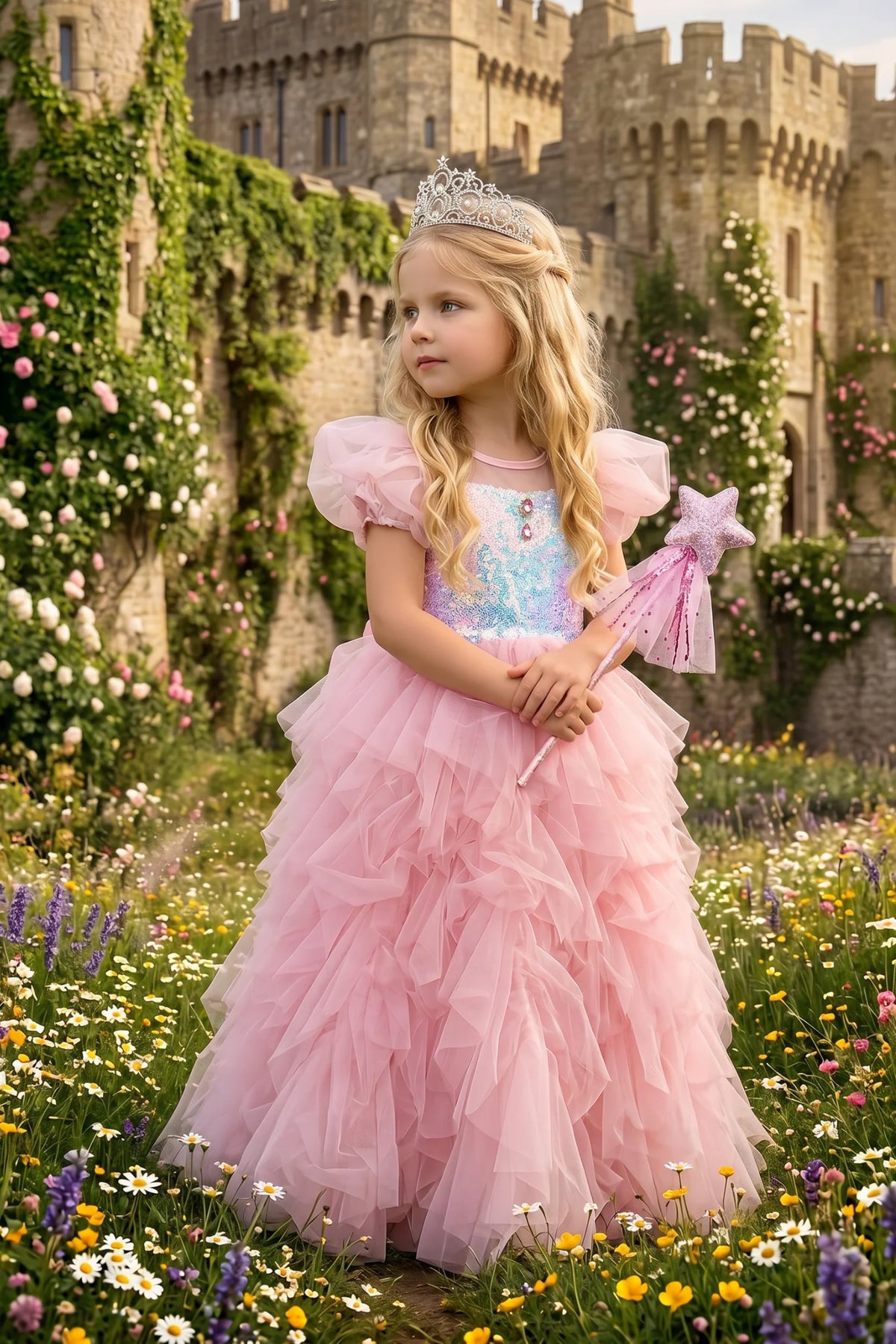 Princess Dress for Girls – Phoebe Fairy Tale Princess Gown Costume