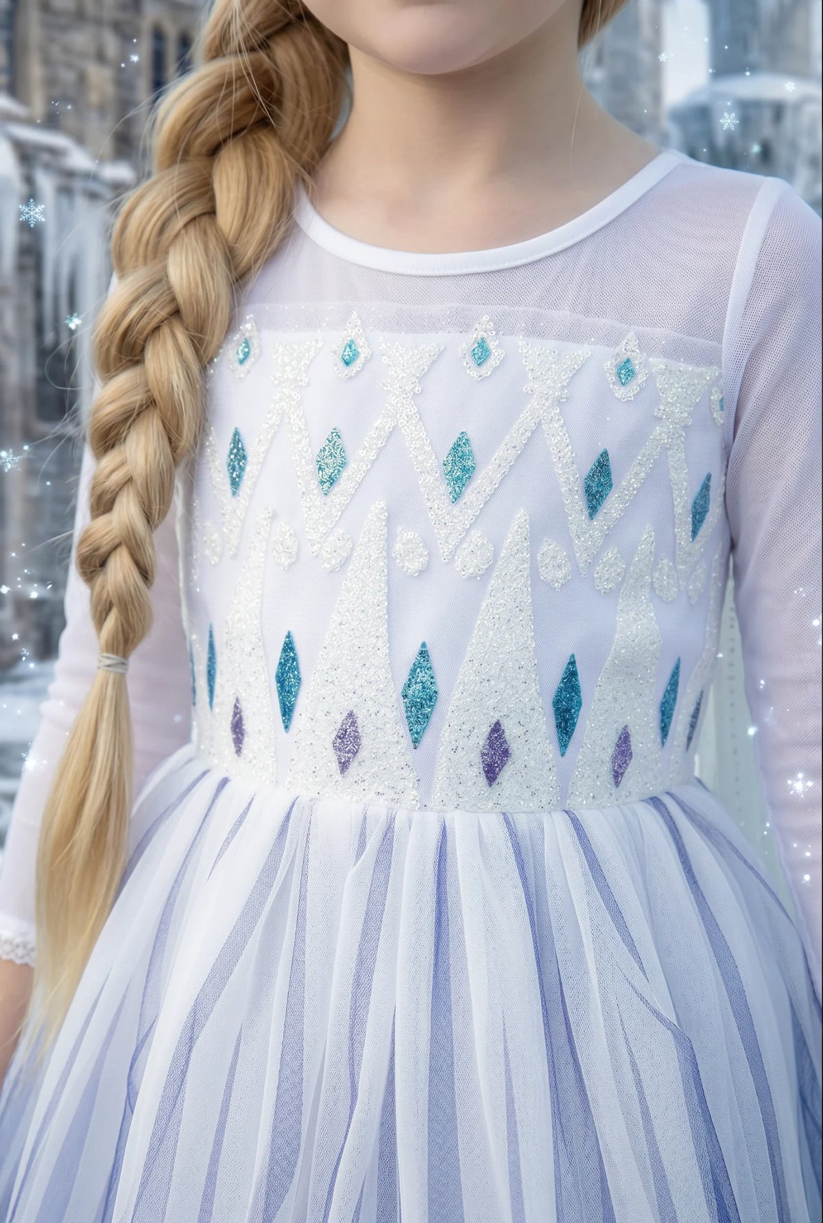 Princess Dress for Girls – Sigrid Ice Princess Mini Dress Costume