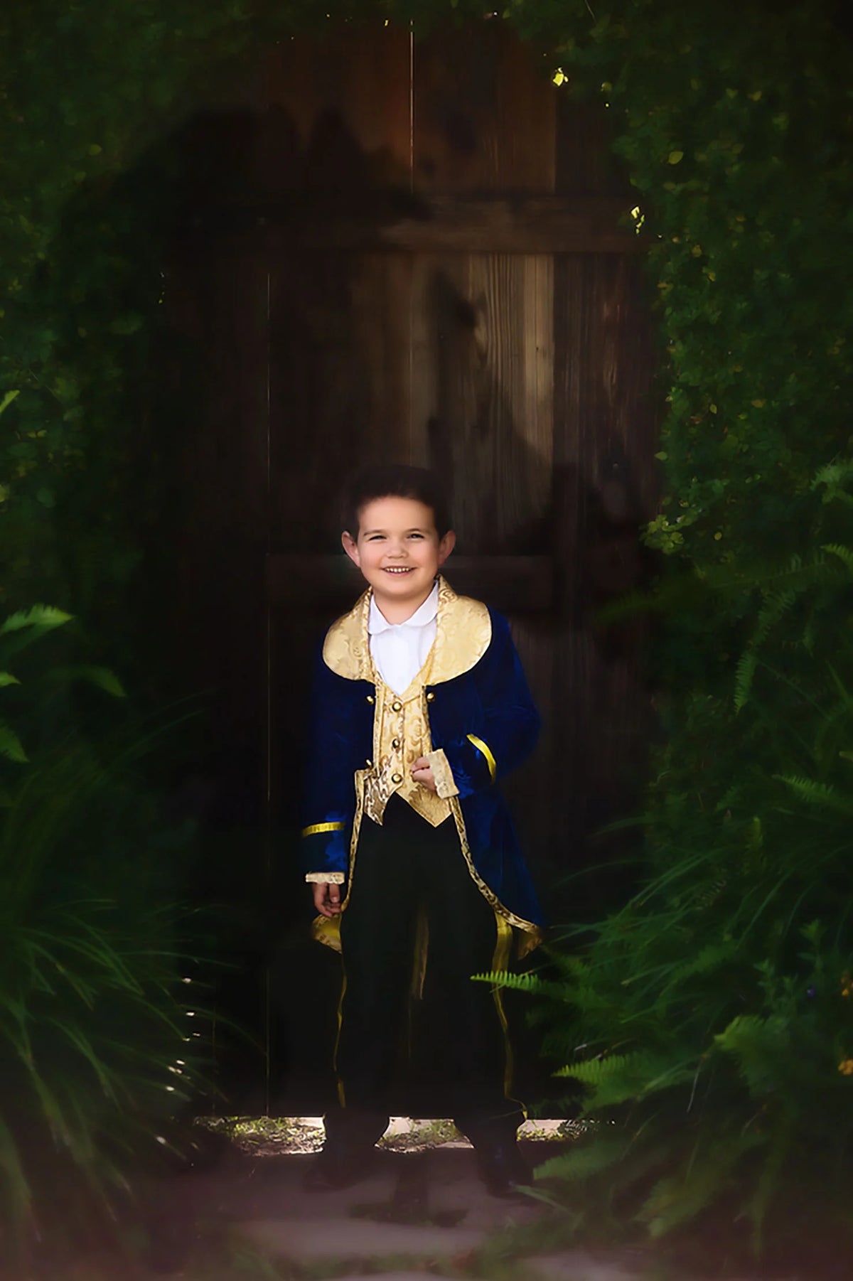 Prince Costume for Boys – 4-Piece Velvet Royal Prince Set