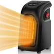 Portable Plug-In Electric Fan Heater with Thermostat 0