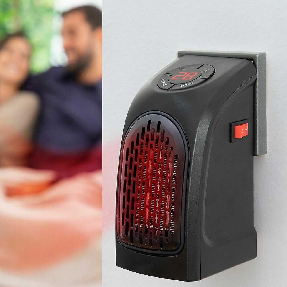 Portable Plug-In Electric Fan Heater with Thermostat 1