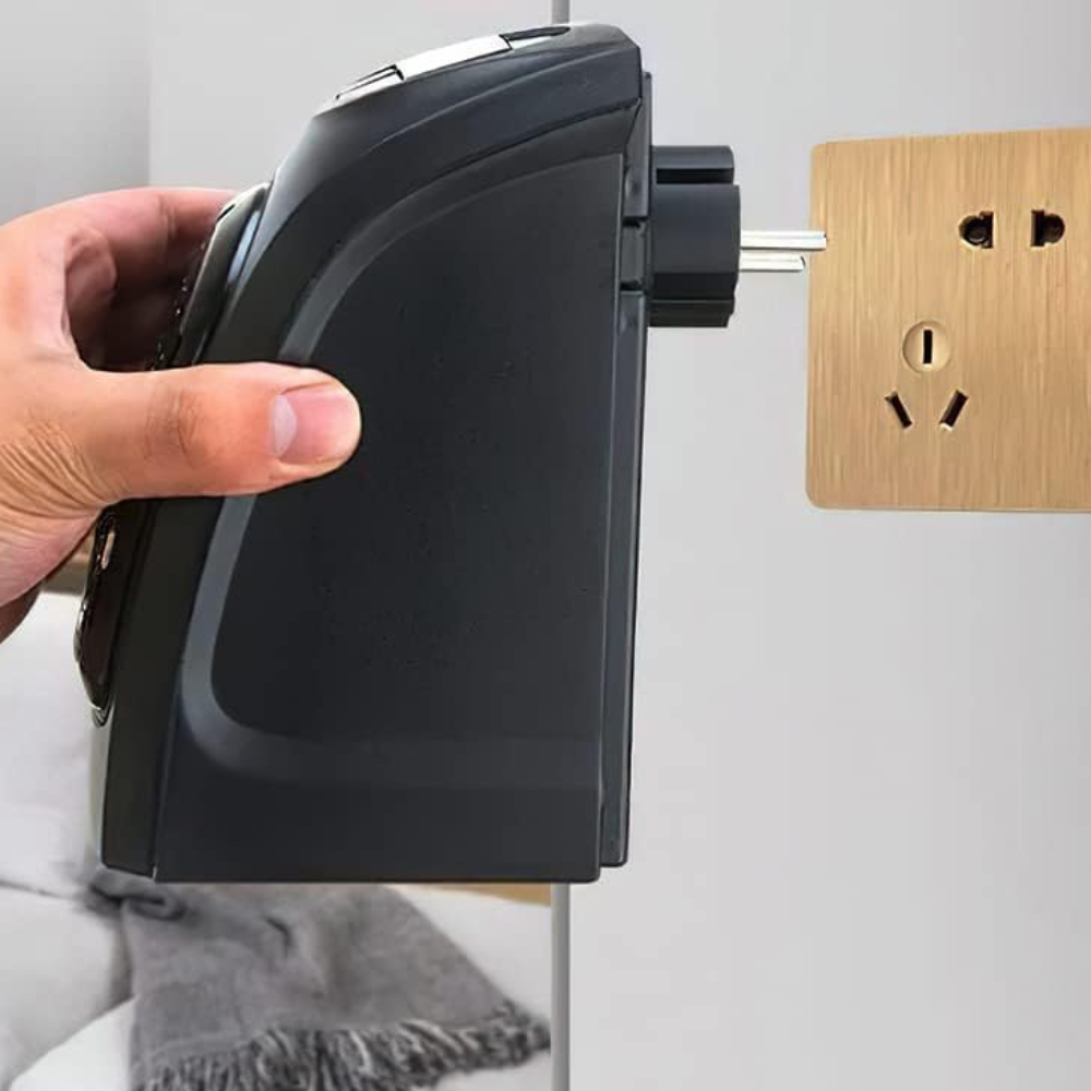 Portable Plug-In Electric Fan Heater with Thermostat 5