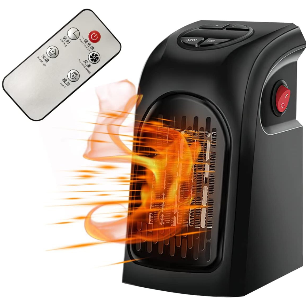 Portable Plug-In Electric Fan Heater with Thermostat 6