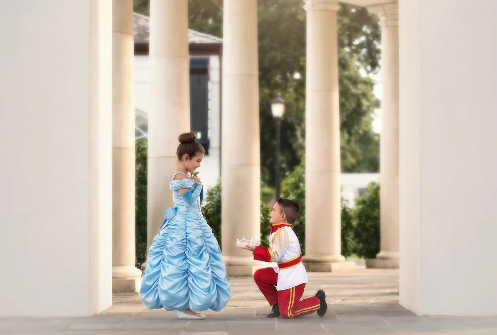 Prince Costume for Boys – Royal Prince Halloween Outfit with Gold Trim