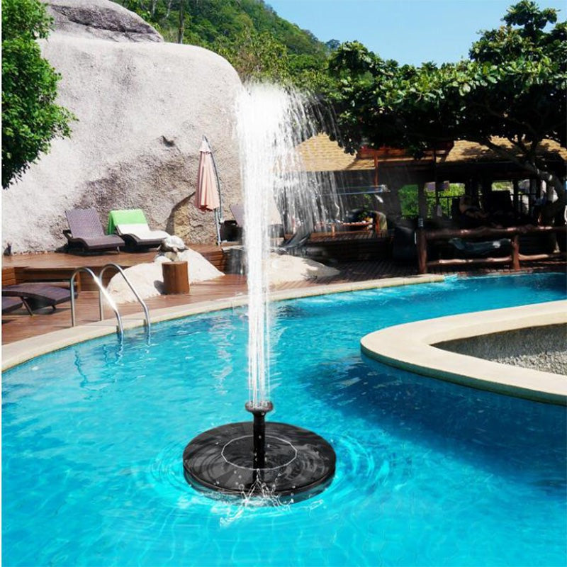 Solar Fountain Pump Floating Water Decor 0