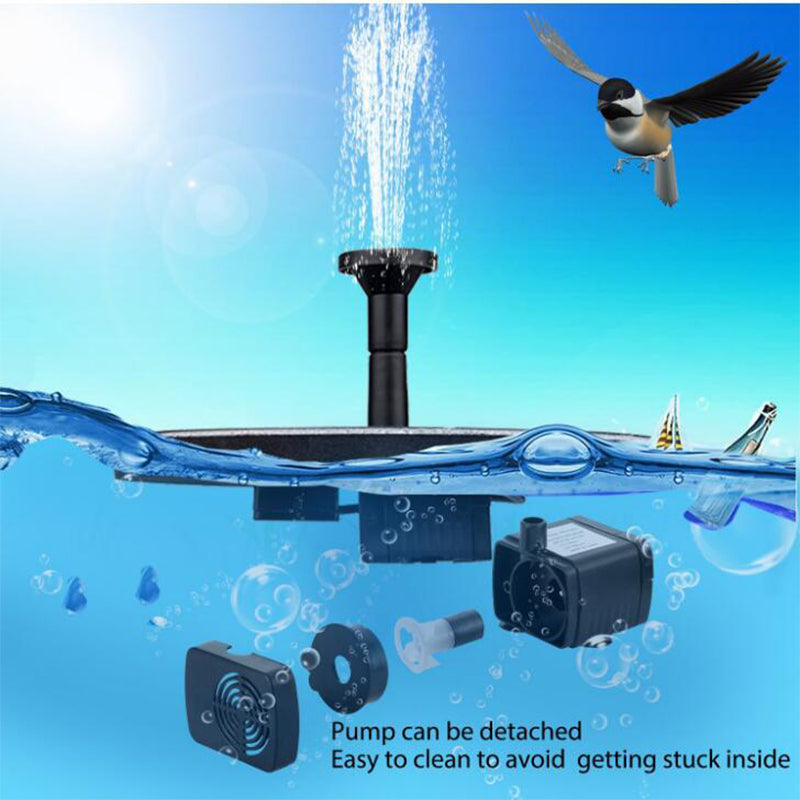 Solar Fountain Pump Floating Water Decor 2