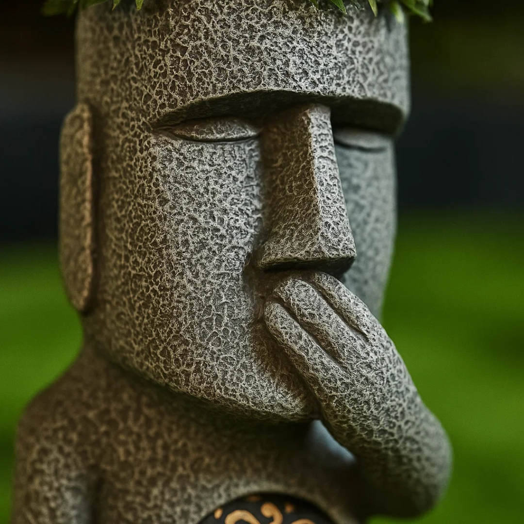 StoneGlow | Solar Garden Statue – Artistic Lighting with Cultural Charm 6