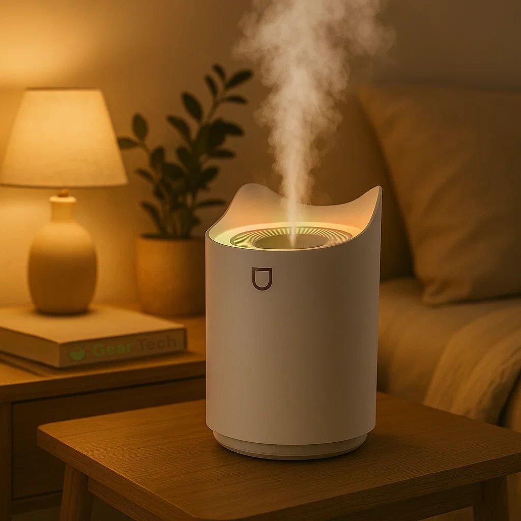 Ultrasonic Cool Mist Humidifier Met Groot Reservoir Voor Slaapkamer Gebruik 0