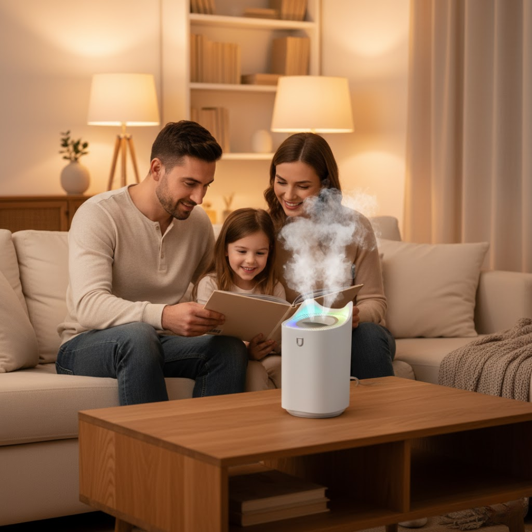 Ultrasonic Cool Mist Humidifier Met Groot Reservoir Voor Slaapkamer Gebruik 4